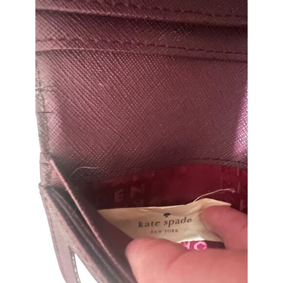 KATE SPADE Stacy Laurel Way Wallet in Mulled Wine - Picture 4 of 7
